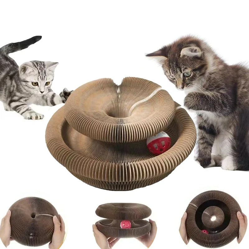 Magic Paws™ – 2-in-1 Interactive Cat Scratcher & Play Board